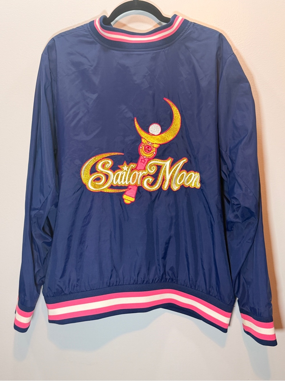 Sailor Moon Torrid Exclusive Women's Navy Embroidered Bomber Jacket